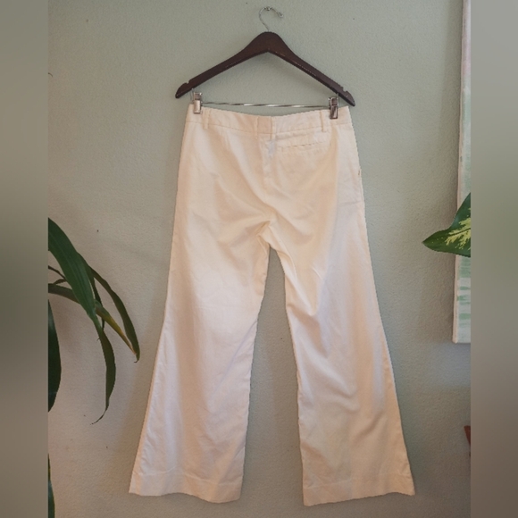 Gap Stretch Y2K Cotton Casual Low Rise Flare Wide Leg Lightweight Boho Pant - Picture 3 of 7